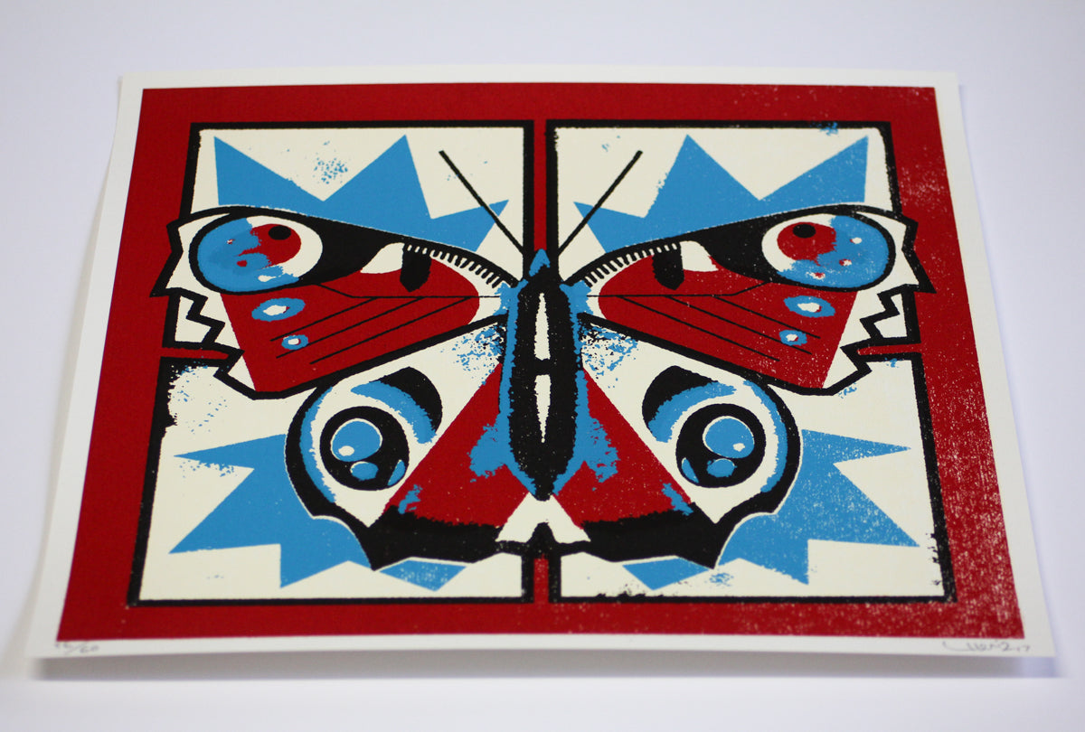 Sofrito Butterfly Screenprint