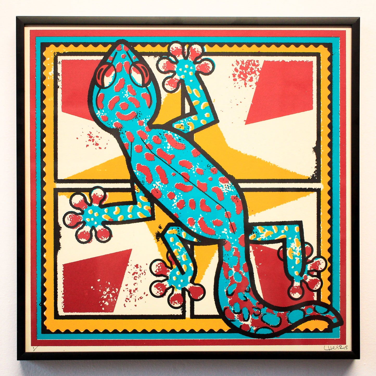Sofrito Gecko Screenprint