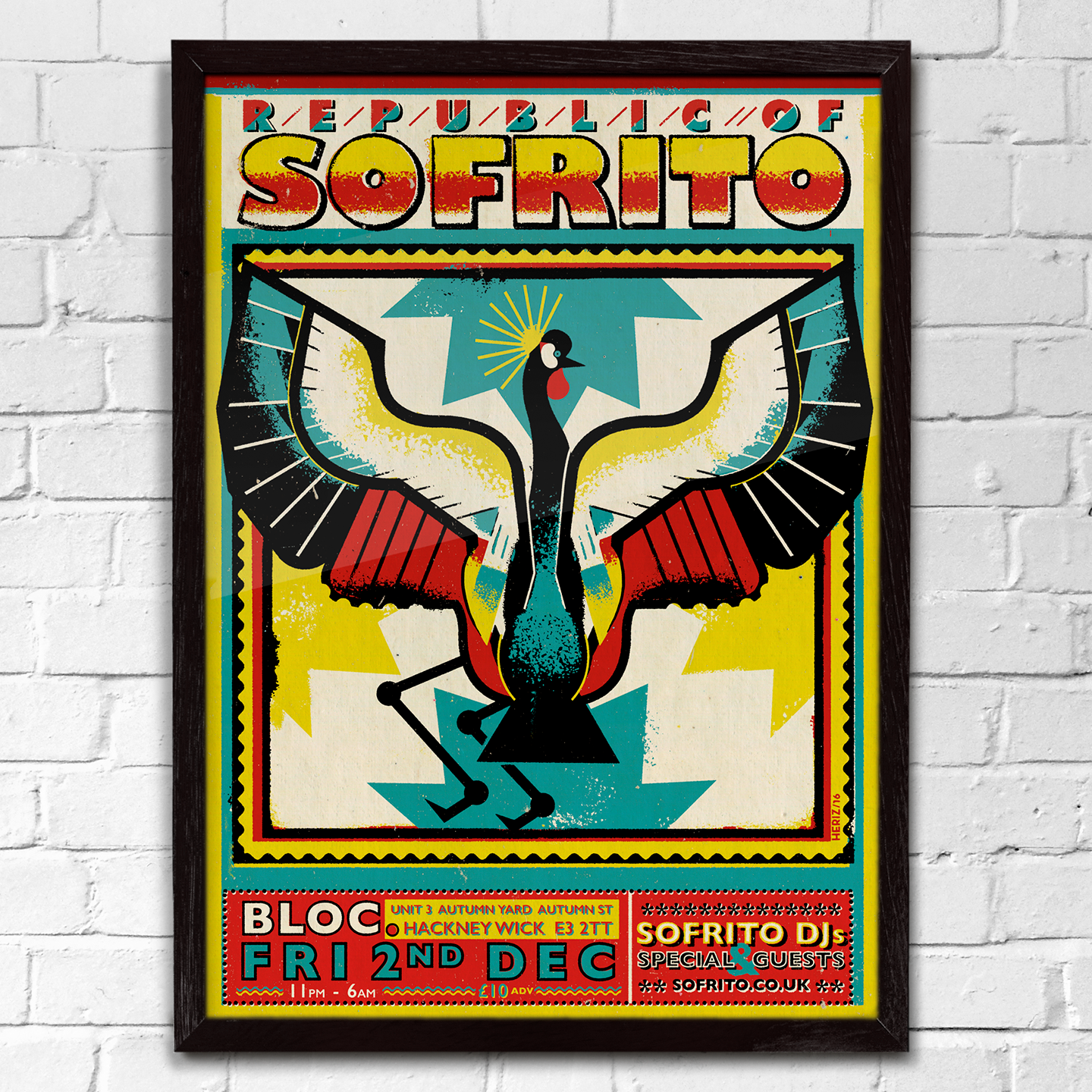 Sofrito Crane Print